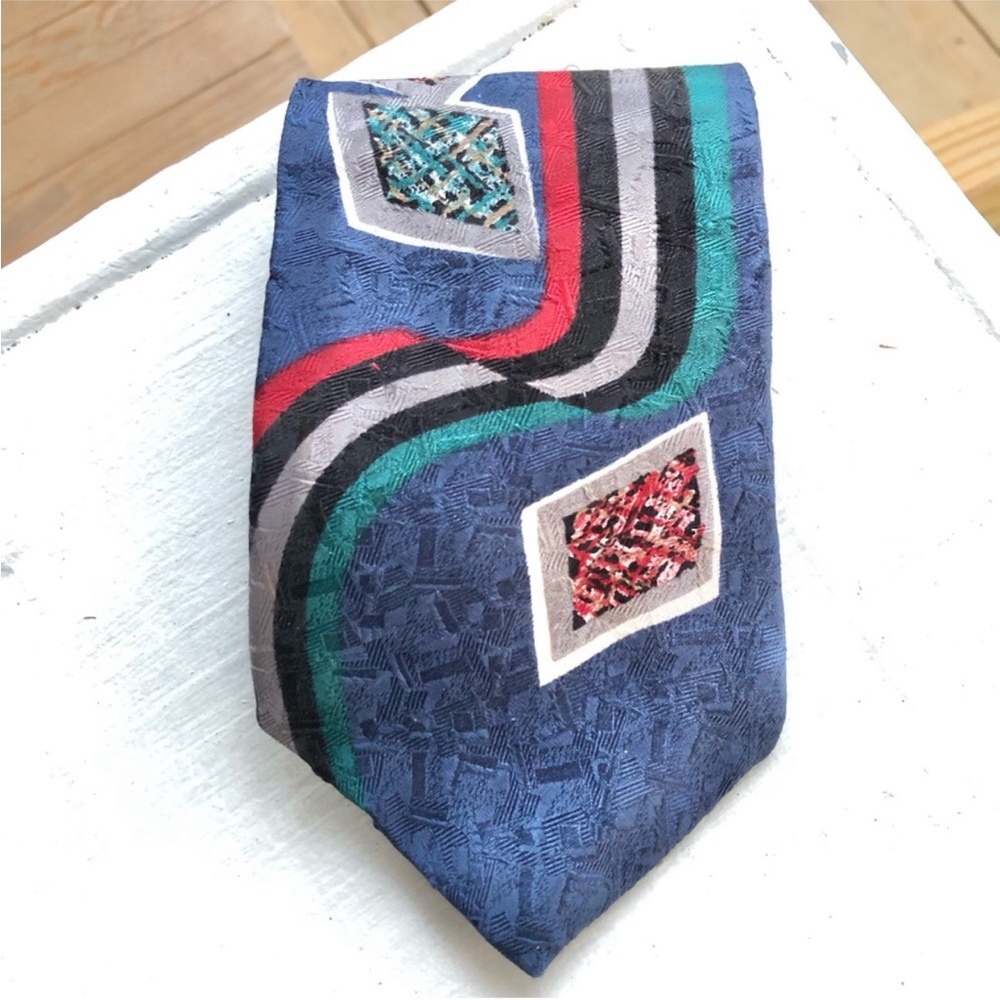 Vintage 80s Oscar de la Renta Silk Neck Tie